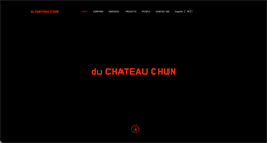 Desktop Screenshot of duchateauchun.com